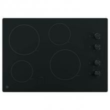 GE Appliances JP3030DJBB - GE 30'' Built-In Knob Control Electric Cooktop