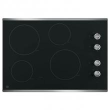 GE Appliances JP3030SJSS - GE 30'' Built-In Knob Control Electric Cooktop