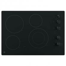 GE Appliances JP3530DJBB - GE 30'' Built-In Knob Control Electric Cooktop