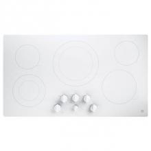 GE Appliances JP3536TJWW - GE 36'' Built-In Knob Control Electric Cooktop