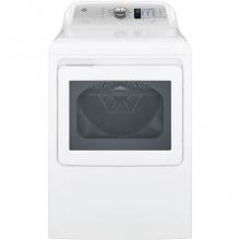 GE Appliances GTX65EBSJWS - GE® 6.1 cu. ft. capacity aluminized alloy drum electric dryer with HE Sensor