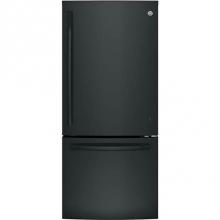 GE Appliances GDE21EGKBB - GE ENERGY STAR 21.0 Cu. Ft. Bottom-Freezer Refrigerator