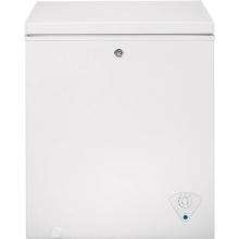 GE Appliances FCM5STWW - 5.1 Cu. Ft. Manual Defrost Chest Freezer