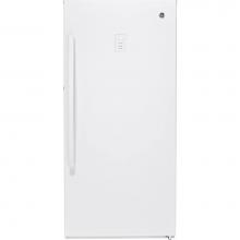 GE Appliances FUF14SMRWW - GE 14.1 Cu. Ft. Frost-Free Upright Freezer