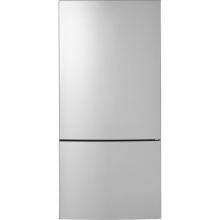 GE Appliances GBE17HYRFS - ENERGY STAR 17.7 Cu. Ft. Counter-Depth Bottom-Freezer Refrigerator
