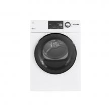 GE Appliances GFD14ESSNWW - GE  24'' 4.3 Cu.Ft. Front Load Vented Electric Dryer with Stainless Steel Basket