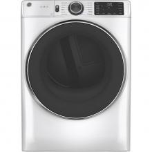 GE Appliances GFD65GSSNWW - GE 7.8 cu. ft. Capacity Smart Front Load Gas Dryer with Steam