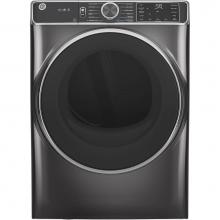 GE Appliances GFD85ESPNDG - GE 7.8 cu. ft. Capacity Smart Front Load Electric Dryer with Steam