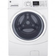 GE Appliances GFW450SSMWW - GE 4.5 cu. ft. Capacity Front Load ENERGY STAR Washer with Steam