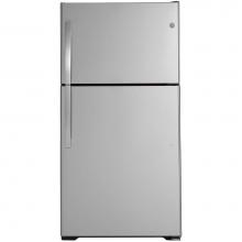 GE Appliances GTE22JSNRSS - GE ENERGY STAR 21.9 Cu. Ft. Top-Freezer Refrigerator