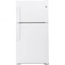 GE Appliances GTE22JTNRWW - GE ENERGY STAR 21.9 Cu. Ft. Top-Freezer Refrigerator