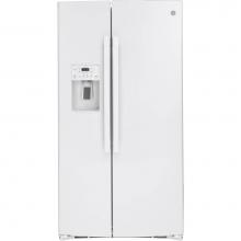 GE Appliances GSS25IGNWW - GE 25.1 Cu. Ft. Side-By-Side Refrigerator