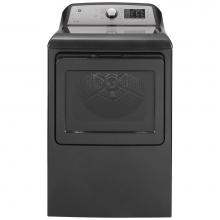 GE Appliances GTD72EBPNDG - GE 7.4 cu. ft. Capacity aluminized alloy drum Electric Dryer with HE Sensor Dry