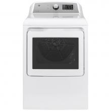 GE Appliances GTD72GBSNWS - GE 7.4 cu. ft. Capacity aluminized alloy drum Gas Dryer with HE Sensor Dry