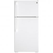 GE Appliances GTE16DTNRWW - GE ENERGY STAR 15.6 Cu. Ft. Top-Freezer Refrigerator