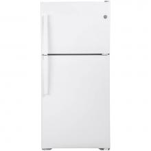 GE Appliances GTE19DTNRWW - GE ENERGY STAR 19.2 Cu. Ft. Top-Freezer Refrigerator