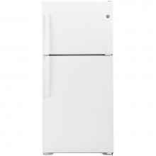 GE Appliances GTE19JTNRWW - GE ENERGY STAR 19.2 Cu. Ft. Top-Freezer Refrigerator