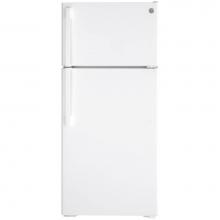 GE Appliances GTE17DTNRWW - GE ENERGY STAR 16.6 Cu. Ft. Top-Freezer Refrigerator