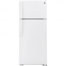 GE Appliances GTS18HGNRWW - GE 17.5 Cu. Ft. Top-Freezer Refrigerator