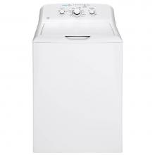 GE Appliances GTW335ASNWW - GE 4.2 cu. ft. Capacity Washer with Stainless Steel Basket