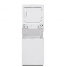 GE Appliances GUD27GESNWW - GE Unitized Spacemaker ENERGY STAR 3.9 cu. ft. Capacity Washer with Stainless Steel Basket and 5.9