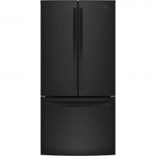 GE Appliances GWE19JGLBB - GE ENERGY STAR 18.6 Cu. Ft. Counter-Depth French-Door Refrigerator