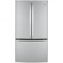 GE Appliances GWE23GYNFS - GE ENERGY STAR 23.1 Cu. Ft. Counter-Depth Fingerprint Resistant French-Door Refrigerator