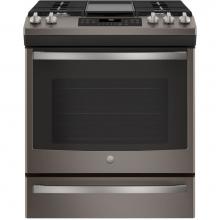 GE Appliances JGS760EELES - GE 30'' Slide-In Front-Control Convection Gas Range