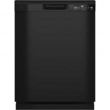 GE Appliances GDF550PGRBB - Front Control with Plastic Interior Dishwasher with Sanitize Cycle and Dry Boost