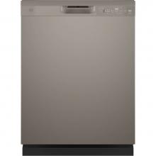GE Appliances GDF550PMRES - Front Control with Plastic Interior Dishwasher with Sanitize Cycle and Dry Boost
