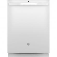 GE Appliances GDT535PGRWW - Top Control with Plastic Interior Dishwasher with Sanitize Cycle and Dry Boost