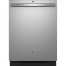 GE Appliances GDT550PYRFS - Top Control with Plastic Interior Dishwasher with Sanitize Cycle and Dry Boost