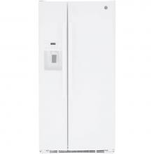 GE Appliances GSE23GGPWW - ENERGY STAR 23.0 Cu. Ft. Side-By-Side Refrigerator