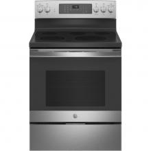 GE Appliances JB735SPSS - 30'' Free-Standing Electric Convection Ranwith No Preheat Air Fry