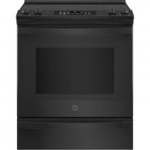 GE Appliances JS760DPBB - 30'' Slide-In Electric Convection Ranwith No Preheat Air Fry
