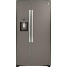 GE Appliances GZS22IMNES - GE 21.8 Cu. Ft. Counter-Depth Side-By-Side Refrigerator
