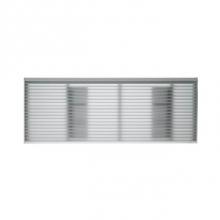 GE Appliances RAG67 - Zoneline Architectural Rear Grille - Aluminum
