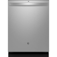 GE Appliances GDT650SYVFS - GE ENERGY STAR Fingerprint Resistant Top Control with Stainless Steel Interior Dishwasher with San