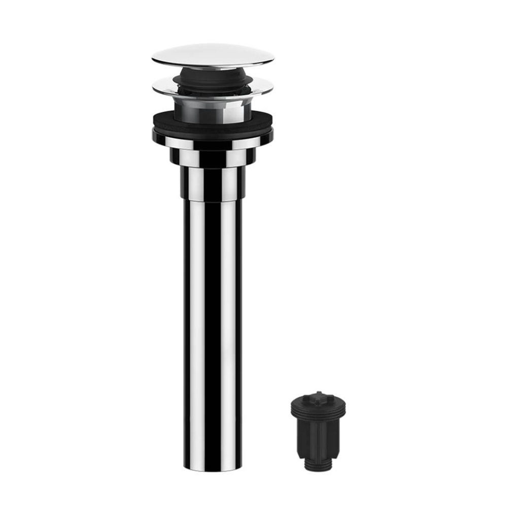 1 1/4'' push drain with or without overflow feature