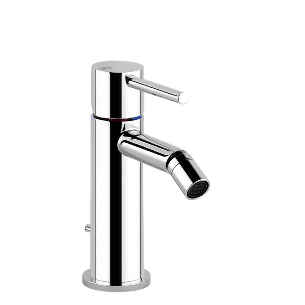 Single Lever Bidet Mixer With Pop-Up Assembly