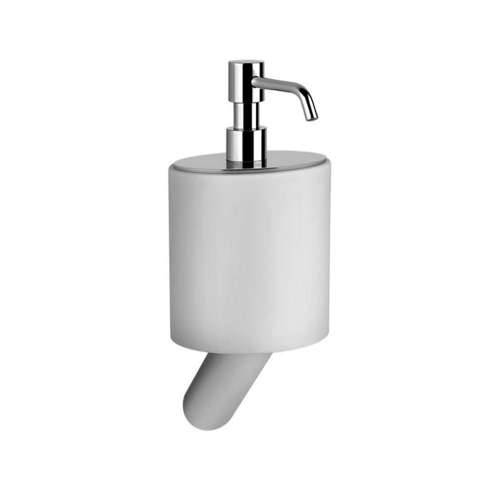 Wall Mounted Liquid Soap Dispenser In Ceramic