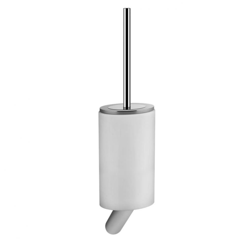 Wall-Mounted Toilet Brush Holder In Ceramic