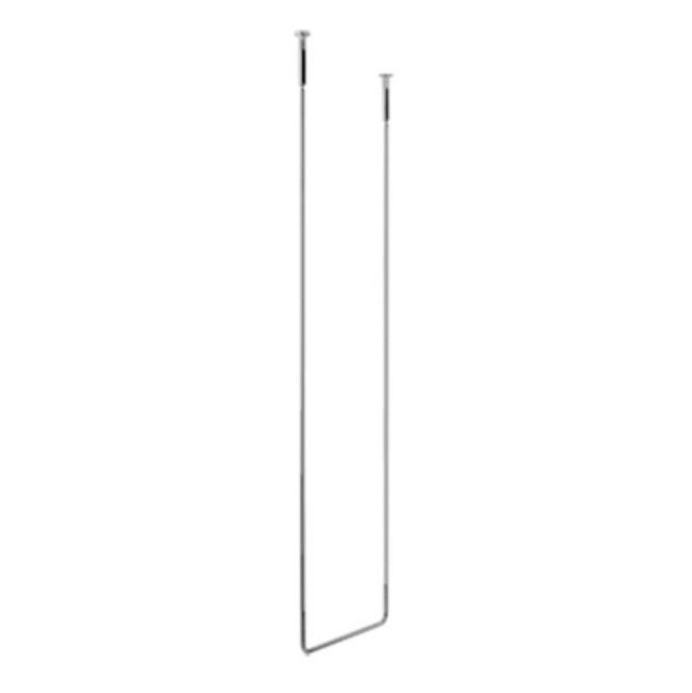 Ceiling Mounted Towel Bar, 1' 6-1/4'' Wide X 5' 3'' Long