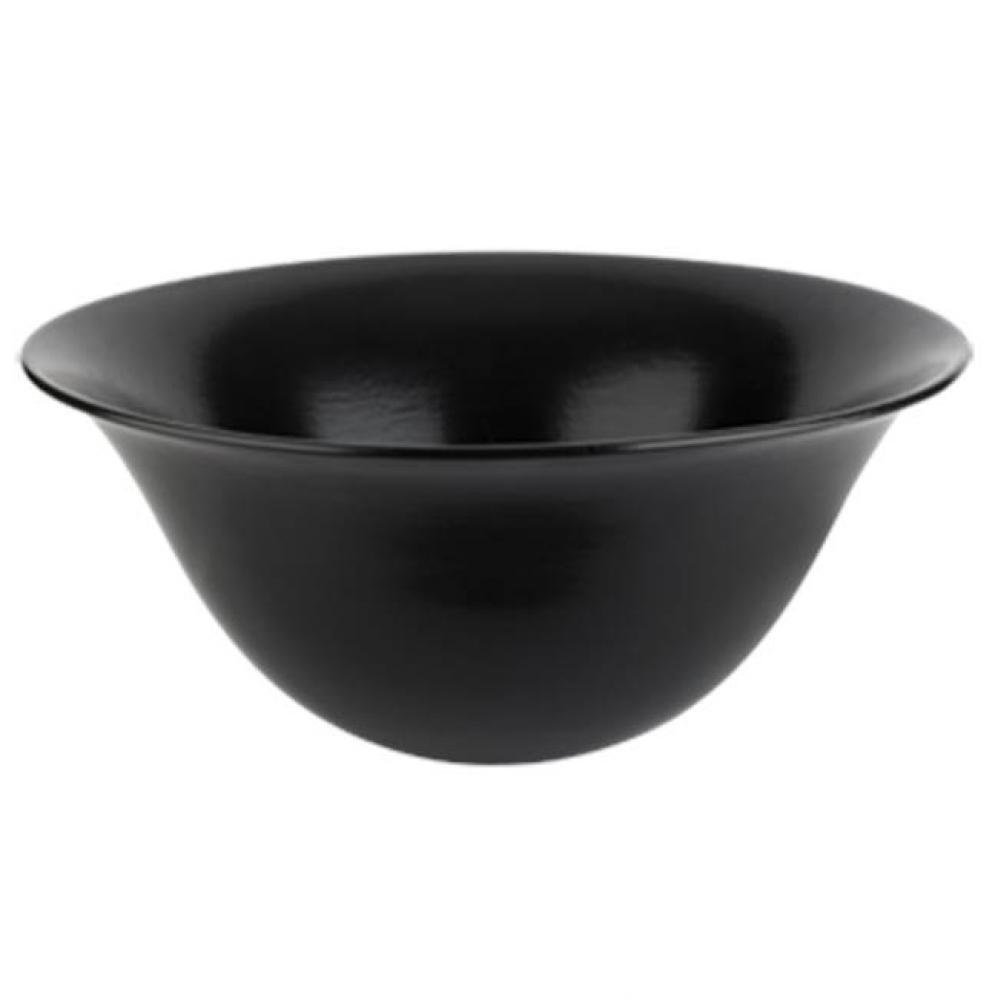Counter Washbasin In Black Gres Without Overflow Waste