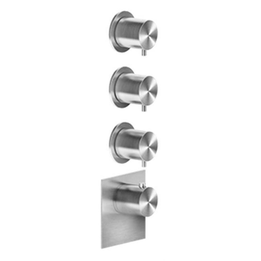 Trim Parts Only External Parts For Thermostatic With 3 Volume Controls