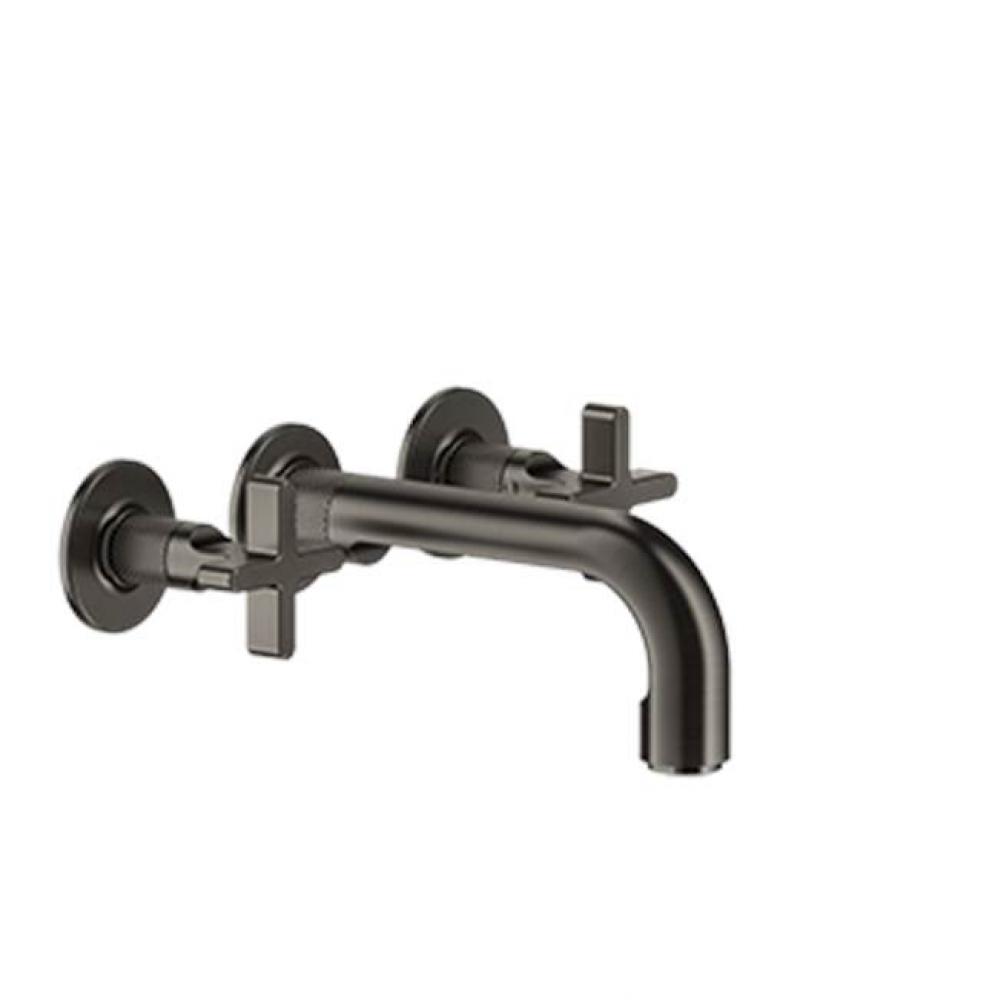 Trim Parts Only Wall-Mounted Three-Hole Bath Mixer With Spout