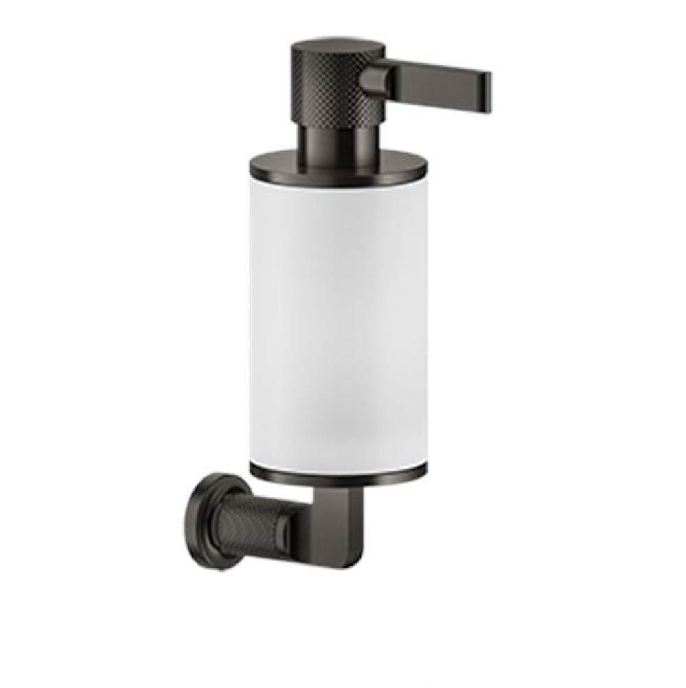 Wall-Mounted Soap Dispenser Holder.