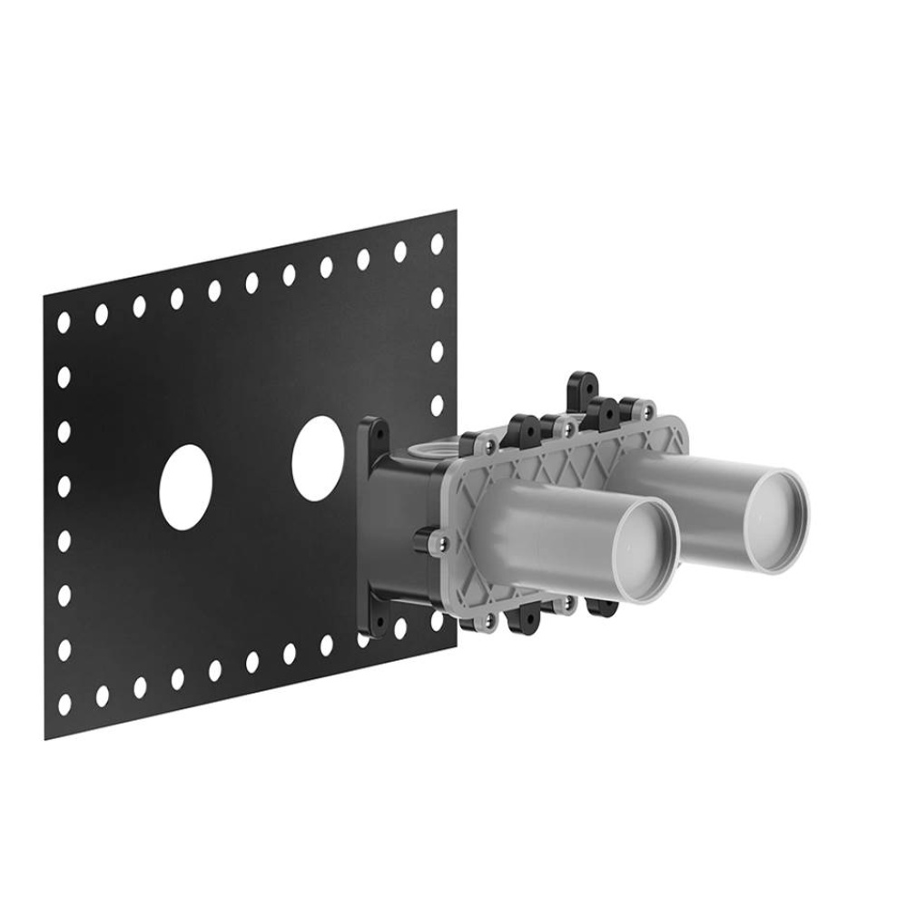 Wall-mounted washbasin mixer rough valve