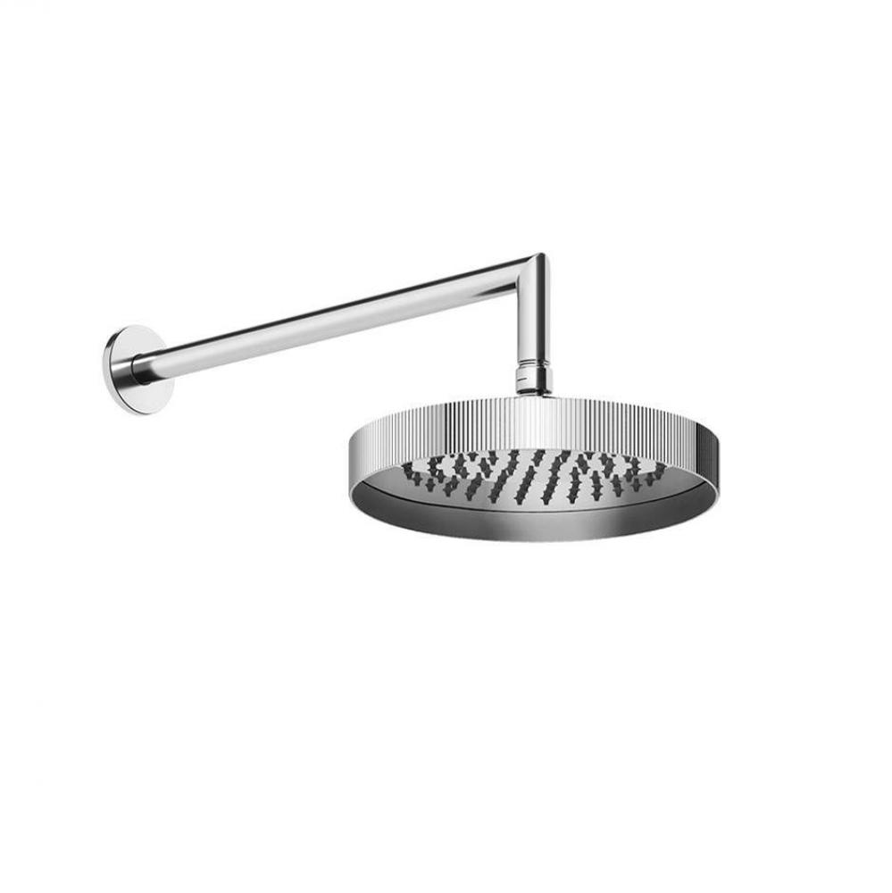 Wall-Mounted Adjustable Shower Head With Arm.