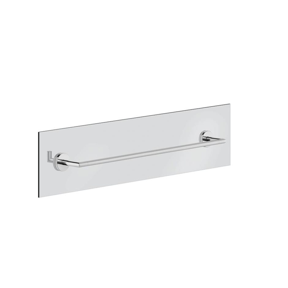 Towel rail for glass fixing - 24'' Length